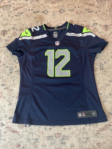 Women's Large Authentic Nike NFL Seattle Seahawks Fan 12 Jersey