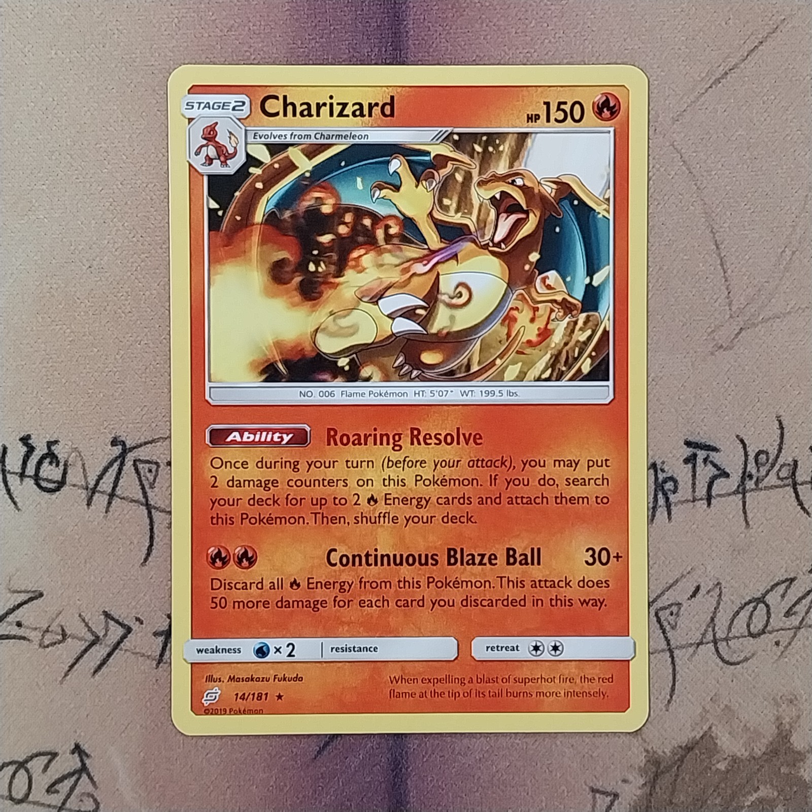 Charizard 14/181 Team Up Regular Rare NM Pokemon Card English