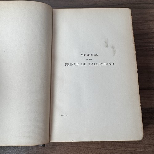 Secret Memoirs Of Talleyrand- 1895 Connoisseur Edition #59/75 Volumes 2 & 4 - Picture 4 of 20