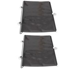  2 Pcs Patio Curtains Suction Cup Roller Blinds Shades for Windows Sunshade