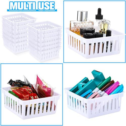24 Pcs Classroom Storage Baskets Bulk Small Plastic Baskets for Organizing - Picture 5 of 7
