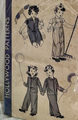 Vintage Hollywood Patterns, Sewing Pattern #591 Children s Clothing, .15c￼￼