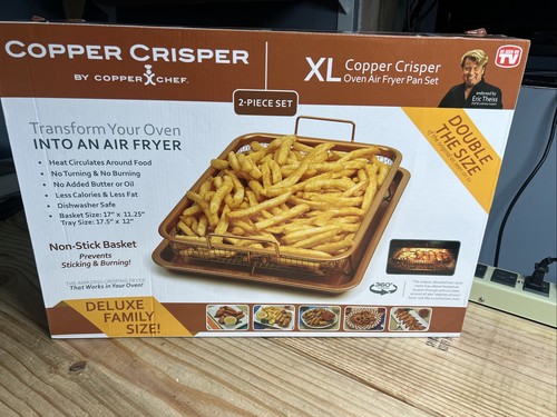 Copper Crisper Pro XL Crisper Baking Tray & Basket Non-Stick Ceramic + Titanium - Bild 1 von 4