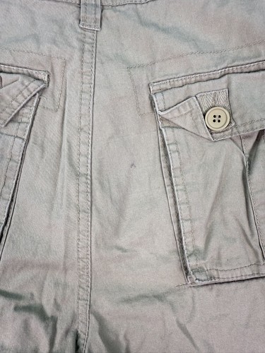 Marc Ecko Cut & Sew Mens Beige Cargo Shorts Size 32 Outdoors Streetwear B943 - Picture 4 of 14