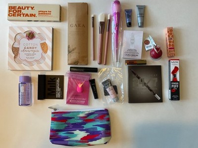 19pc Makeup Samples Lot Set Face Palette + Eye Shadow Liner Primer Mascara New