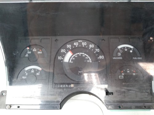 Cuadro de instrumentos Silverado 114 k Chevy 1988 1989 1990 16124865 Sierra Q96 - Imagen 6 de 12
