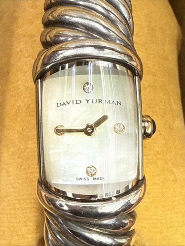 ❤️Reloj David Yurman Brazalete Cable Waverly Oro 18k y Plata T209-M - Imagen 5 de 8
