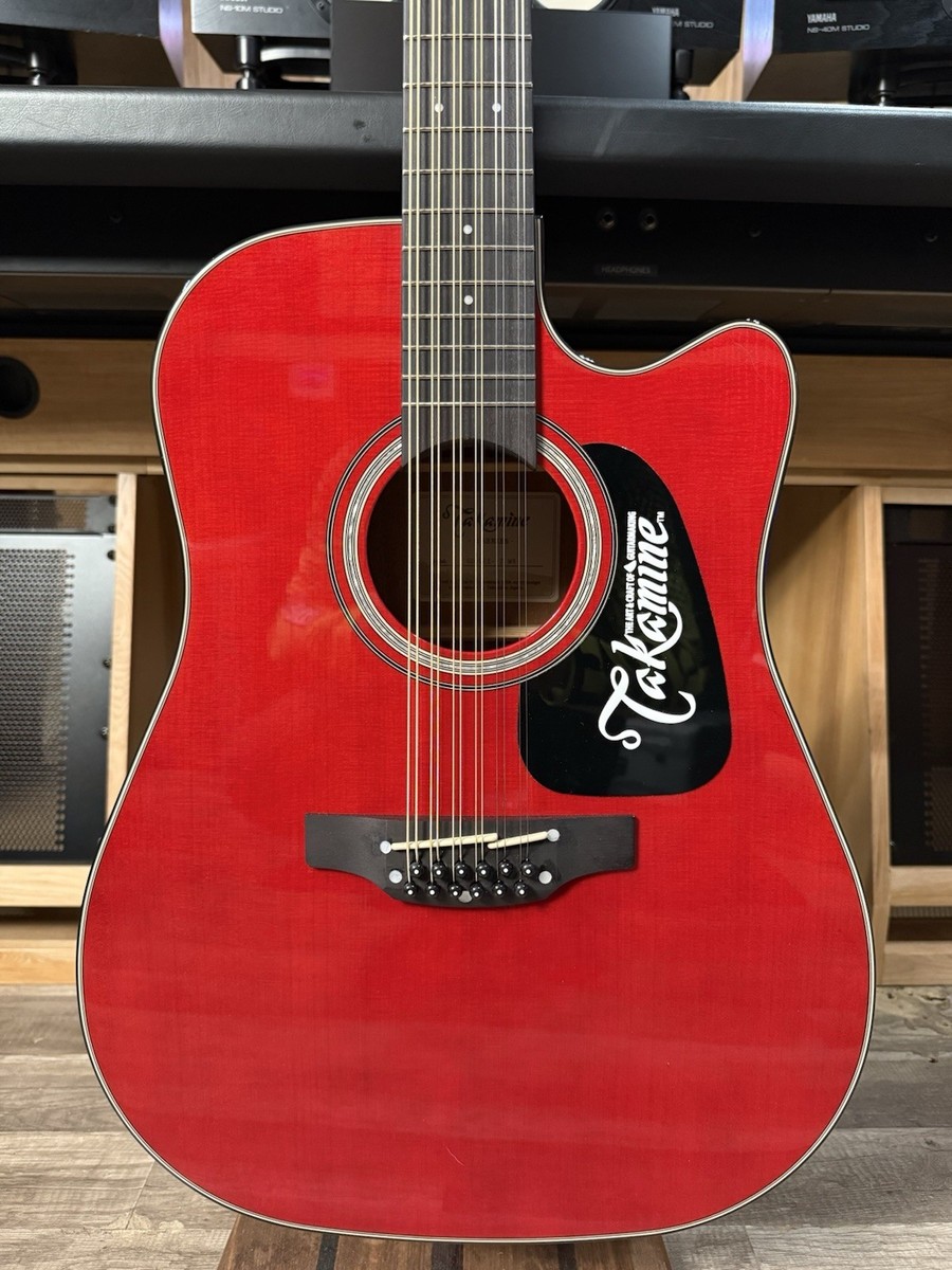 Takamine GD-30CE 12-String Acoustic-Electric Guitar Wine Red