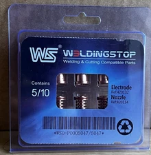 Weldingstop 5x 420132 Electrodes 5x 420134 Nozzle- PMX 30AIR Plasma Cutter