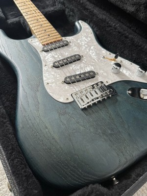 1999 Schecter USA S Standard Pacific Blue Oil Swamp Ash SSS California Custom