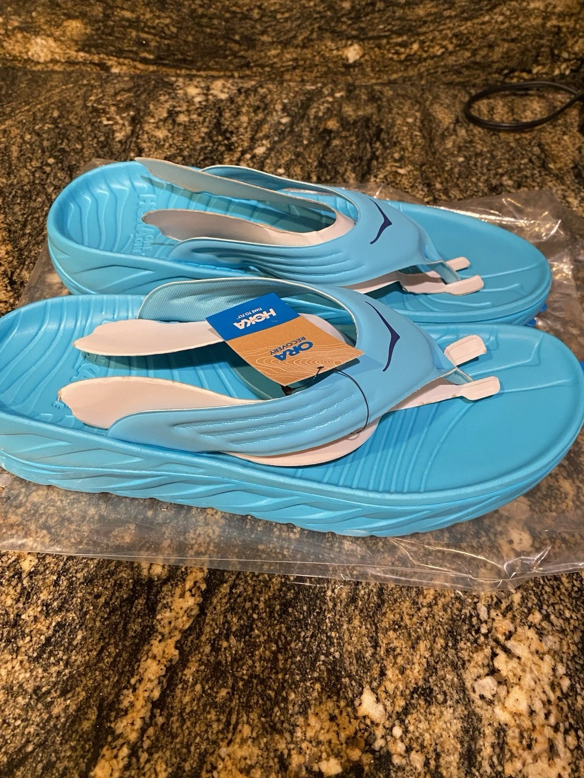 NEW Hoka Ora Recovery Flip Flop Sandals Mens 13 shoes