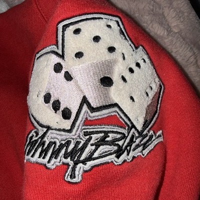Johnny Blaze RARE Wu Wear Dice 21 Vegas Red Hoodie Sz L Y2K Heavy Johnny Blaze RARE Wu Wear Dice 21 Vegas Red Hoodie Sz L Y2K Heavy
