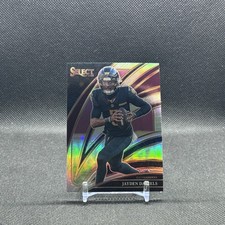 2025 Panini Select Club Level Jayden Daniels #289 Silver Prizm