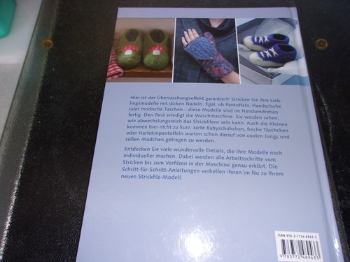 Das grosse Buch vom Strickfilzen, gebundene Ausgabe, sehr guter Zustand - Bild 2 von 2