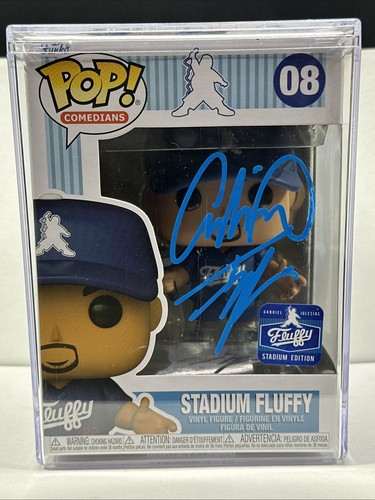 Funko Pop! Gabriel Iglesias Stadium Fluffy Blue Dodger SIGNED