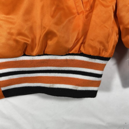 Oklahoma State Cowboys Jacket XL Orange Varsity OSU Satin Bomber NCAA Free Ship - Picture 5 of 18