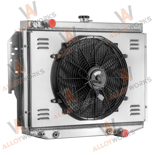 3 Row Radiator Shroud Fan For 1976-1989 Dodge Aspen Diplomat Chrysler LeBaron V8 - Picture 2 of 10