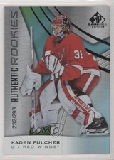 2019 Upper Deck SP Game Used Authentic Rookies Rainbow /298 Kaden Fulcher 19pt