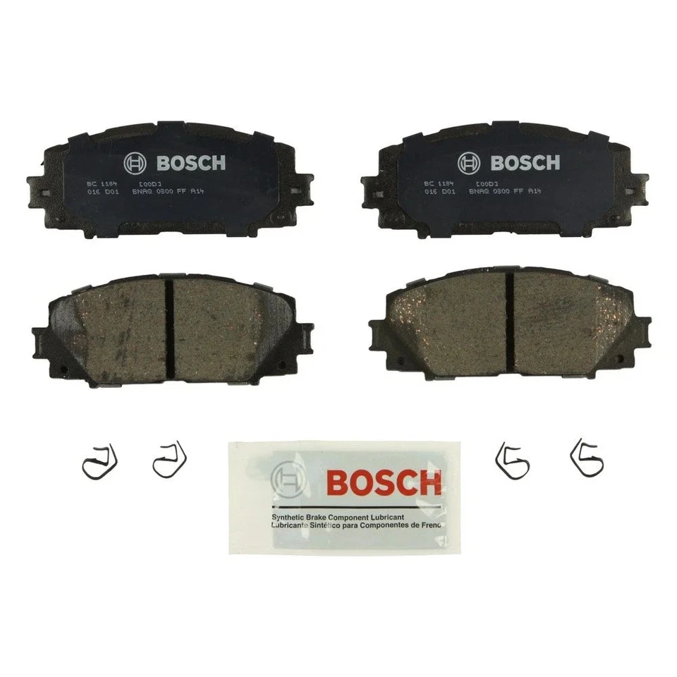 For Toyota Prius C 12-19 Bosch QuietCast Premium Front Brake Kit w Ceramic Pads Foto 2 de 2