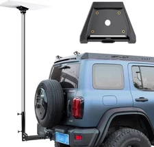 Starlink Gen 3 Pole Mount, Ybervont 5-Section with Trailer Hitch 