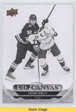 2024-25 Upper Deck Extended Series UD Canvas Black Logan Cooley #C301 READ a2i