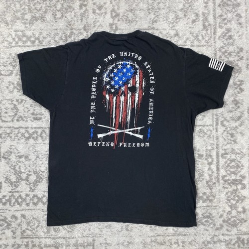 Haubitze T-Shirt schwarz Herren Kurzarm Defender Military Grunt MFG Größe Large