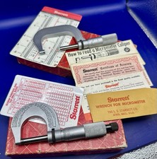 The L.S. Co. Starrett No. 2 and No. 230 Micrometers Measuring Lot Of 2