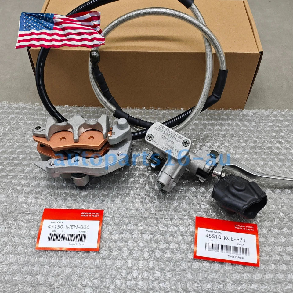 NEW Front Brake Caliper Master Cylinder w/Hose For Honda CRF 250R CRF 2004-2017 - Image 4 of 4