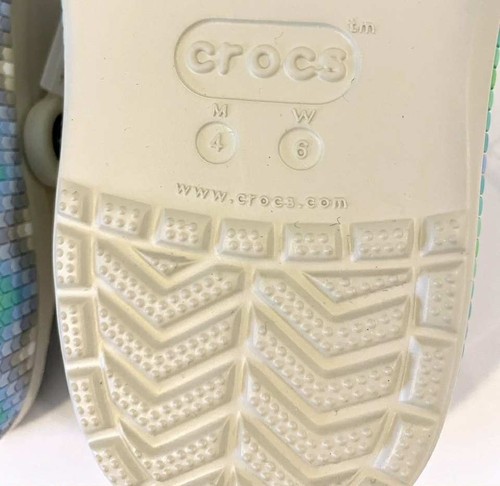 ZUECOS CROCS BAYABAND ESTUCO MULTI NUEVOS-MUJER 6 - Imagen 6 de 10