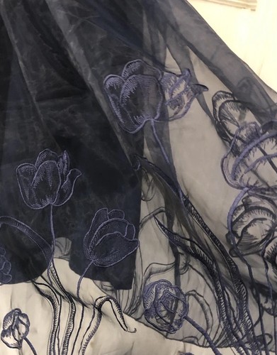 Schönes dunkelblaues ärmelloses Kleid komplett gefüttert von HZY - Bild 2 von 10