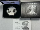 2024-S American Silver Eagle Proof 1 oz Coin Box & COA