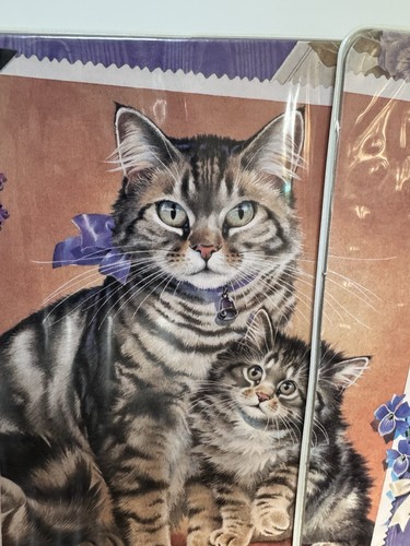 VTG NEW 1995 Vivian Boswell Binder Sophisticats Trapper Keeper Folder Cat - Picture 2 of 12