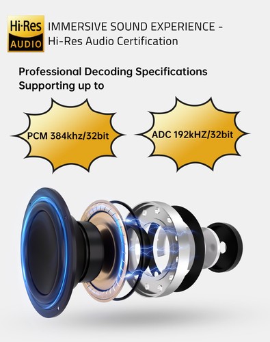 USB C Headphones for iPhone 15 Pro Max, AI Noise Canceling Type C Headphones ... - Picture 3 of 9
