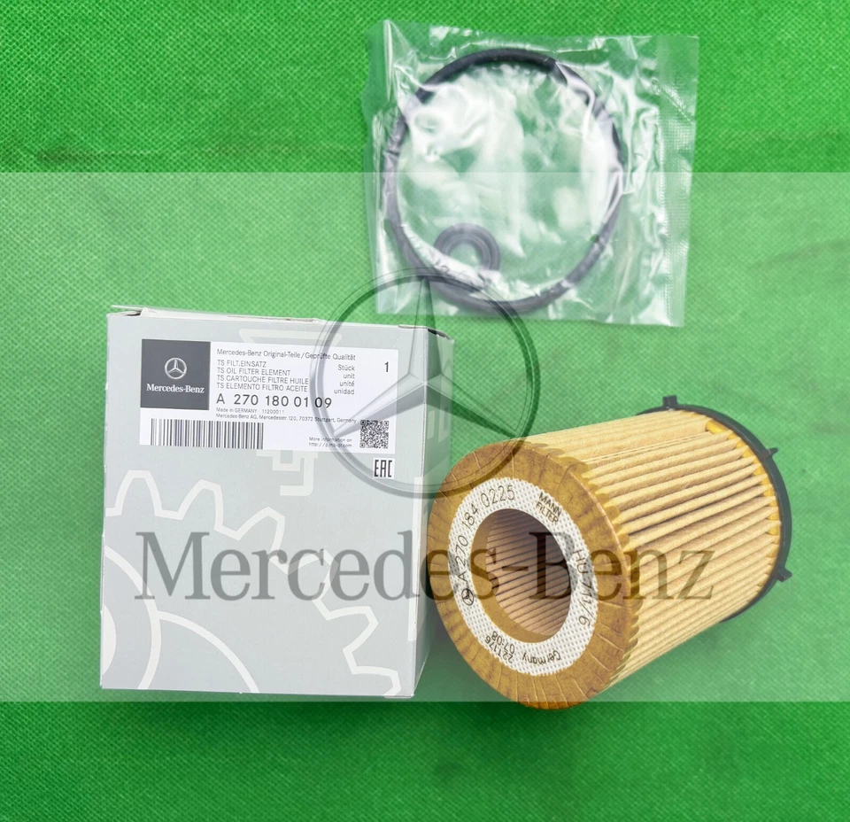Kit de filtro de aceite de motor genuino Mercedes-Benz NUEVO 270-180-0109 Foto 2 de 4
