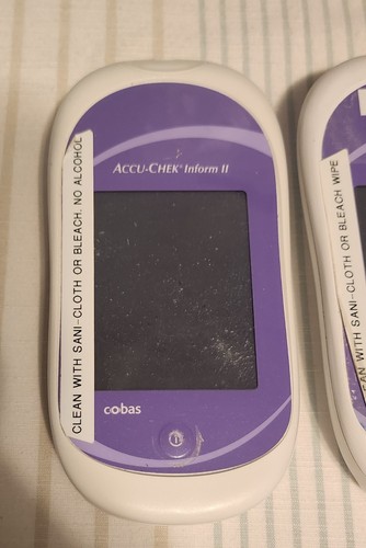 Roche ACCU-CHEK Inform II Cobas Diagnostic Glucose - NOT WORKING - Set Of 2 - Picture 2 of 6