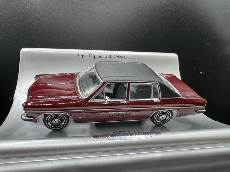 Opel diplomat promozionale Opel Minichamps scala 1/43, prima serie rare in box - Immagine 3 di 4