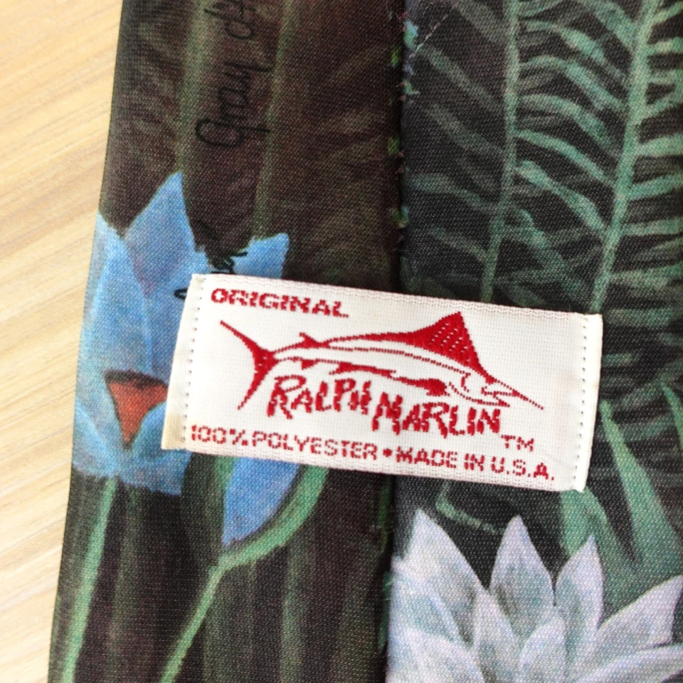 Corbata de Colección para Hombres Henri Rousseau El Arte de los Sueños Animales de la Selva Ralph Marlin Foto 3 de 4
