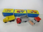 Matchbox Lesney Regular Wheels #6 Euclid, #26 Dumper, #16 Snow Plow, boxed