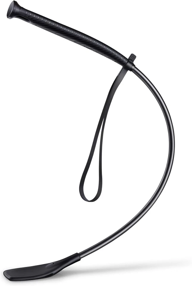 Versatile Horse Riding Crop 23” - Lightweight with Rubber Keeper for Control - Image 4 of 4