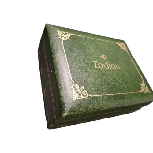 Rare Zodiac Olympos Vintage Jewelry/Watch Box Green Watch Case Astrology Sweden - Picture 2 of 19