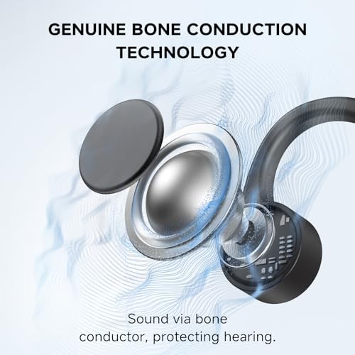 Bone Conduction Headphones, Bluetooth 5.3 Open Ear Headphones, 8H Playtimes - Picture 2 of 7