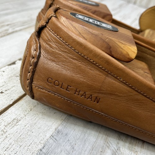 Mocasines Cole Haan Cuero Tostado Sin Cordones Horsebit Conducción Sin usar, en caja C35784 Talla 9M. OSR - Imagen 5 de 12