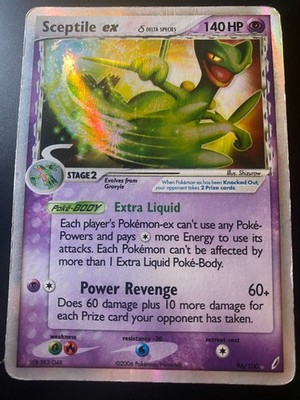 Sceptile ex δ Delta Species (CG 96/100) EX Crystal Guardians - LP/Creased - Eng