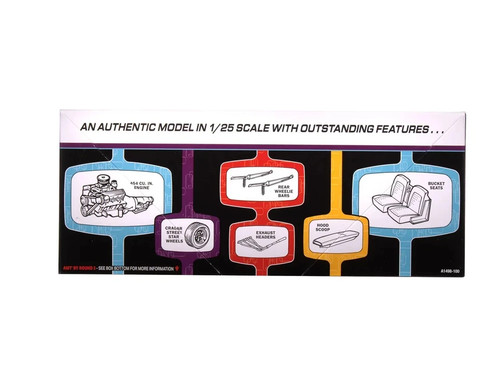 AMT 1957 Chevy Corvette Street Machine 1/25 Model Kit #1498~NEW in BOX - Picture 2 of 2