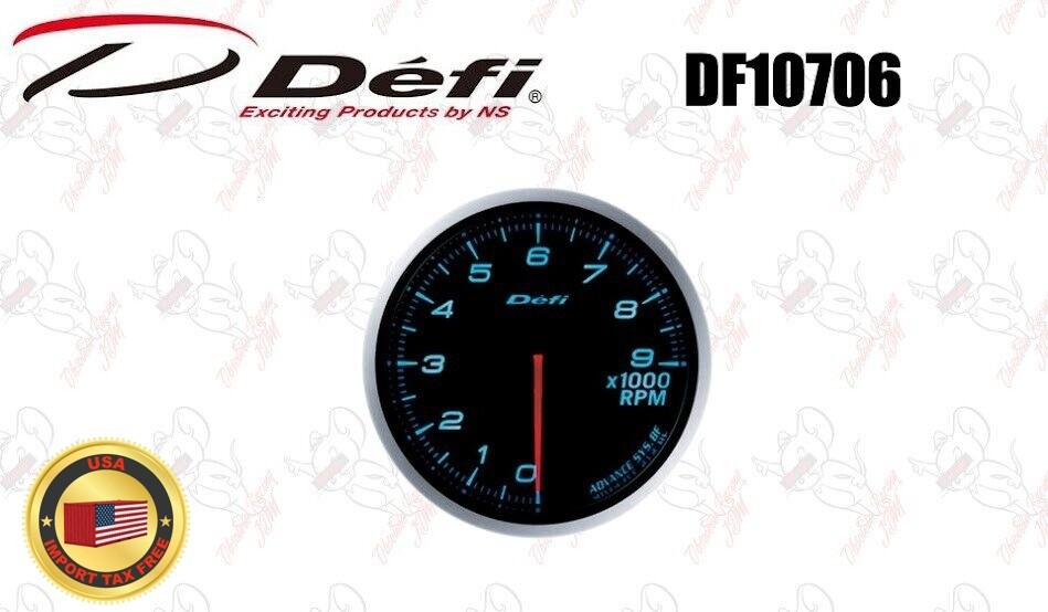 パーツ DEFI 楽天市場】Defi-Link ADVANCE BF 60φ青タコメーター 0〜9000RPM