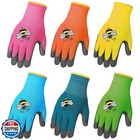 Joottuan 6 Pairs Kids Gardening Gloves Yard Work Gloves Children Soft Safety 