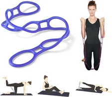 Angelaid Exercise Ring Stretcher Bands Fitness Elastic Walk for Home Yoga Pilate