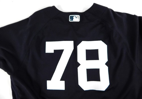 Camiseta deportiva de los New York Yankees Casey Dykes #78 emitida por el juego azul marino BP ST 44 224 - Imagen 6 de 6