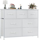 OLIXIS Dresser for Bedroom, 7 Storage Drawers, Wide Fabric Closet Chests Organiz