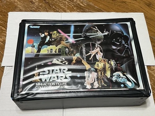 VINTAGE KENNER STAR WARS 1977 VINYL CARRY CASE WIRH GOOD INSERT OVERALL GREAT